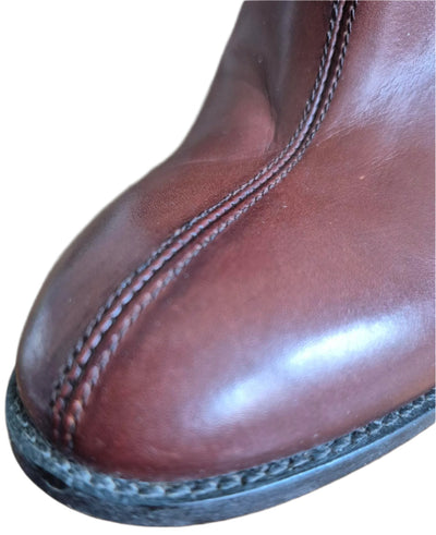 Santoni Italian Style Leather heeled booties
